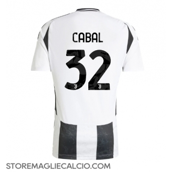 Juventus Juan Cabal #32 Maglia Gara Casa Repliche 2024-25